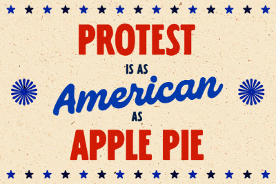 Protest is...