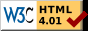 W3C HTML 4.01 Validation